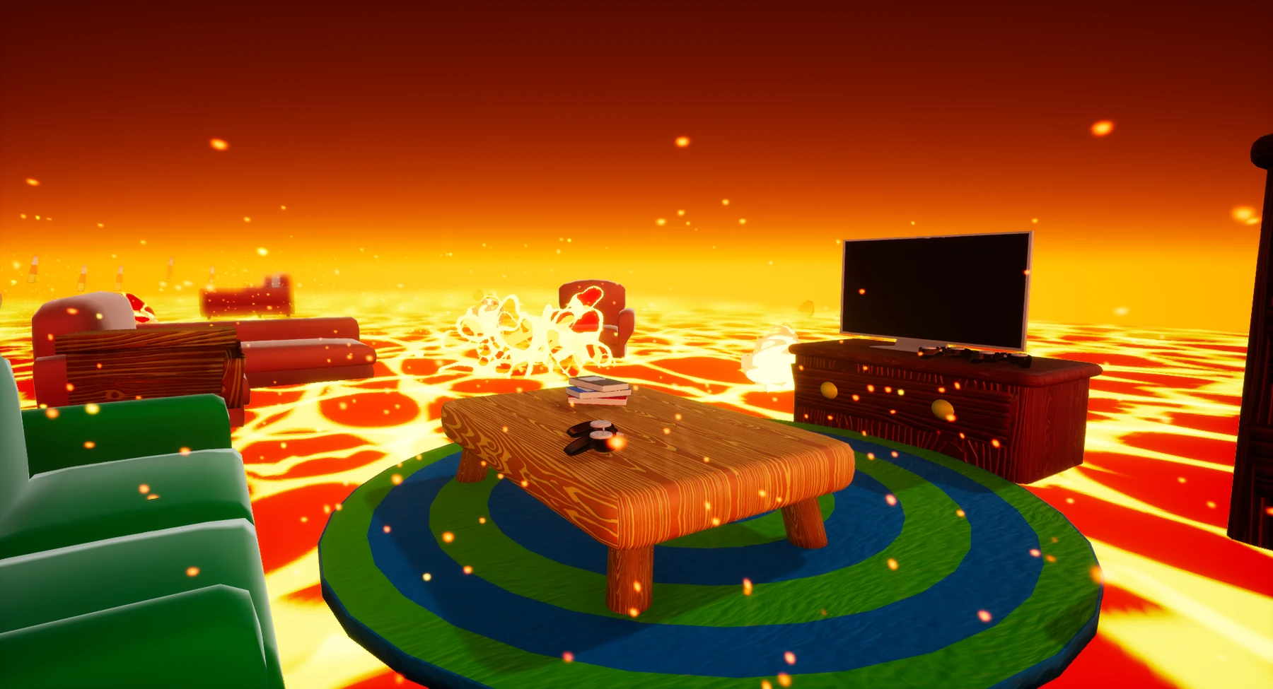 Teddy and Bo — toy platforming environment