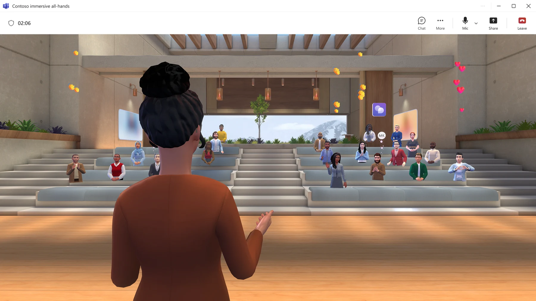 Gathering in the shared space