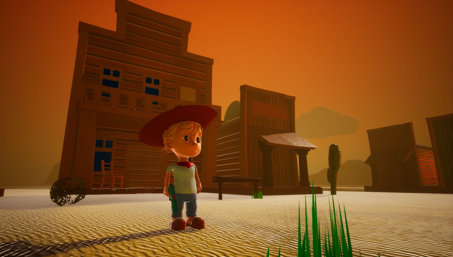Polished level with lighting and assets